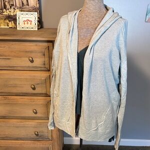 Lululemon Still Movement Wrap Light Seafoam Green Hooded Cardigan  Sweater